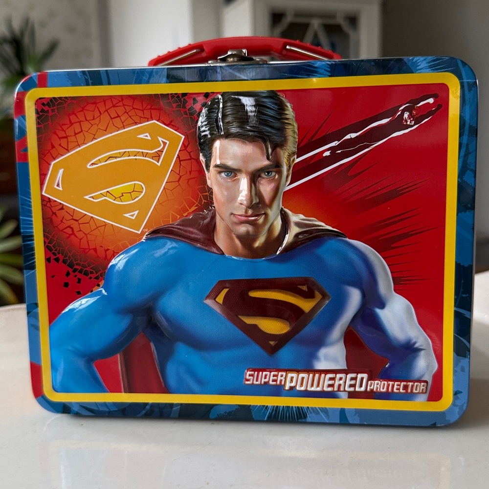 Superman 2006 Warner Bros. 3D Tin Box - Lunchbox